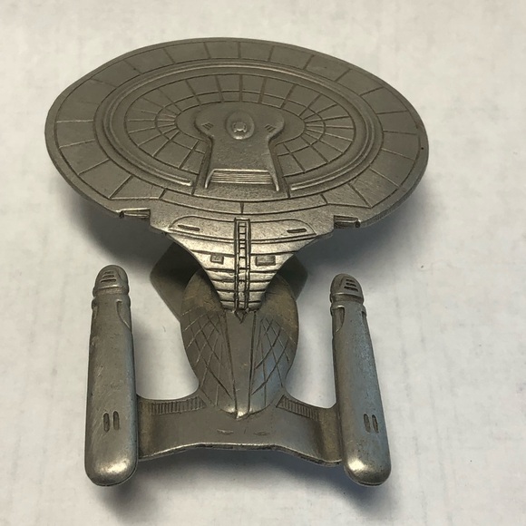 USS Enterprise 1992 Rawcliffe Pewter Star Trek - Picture 5 of 6